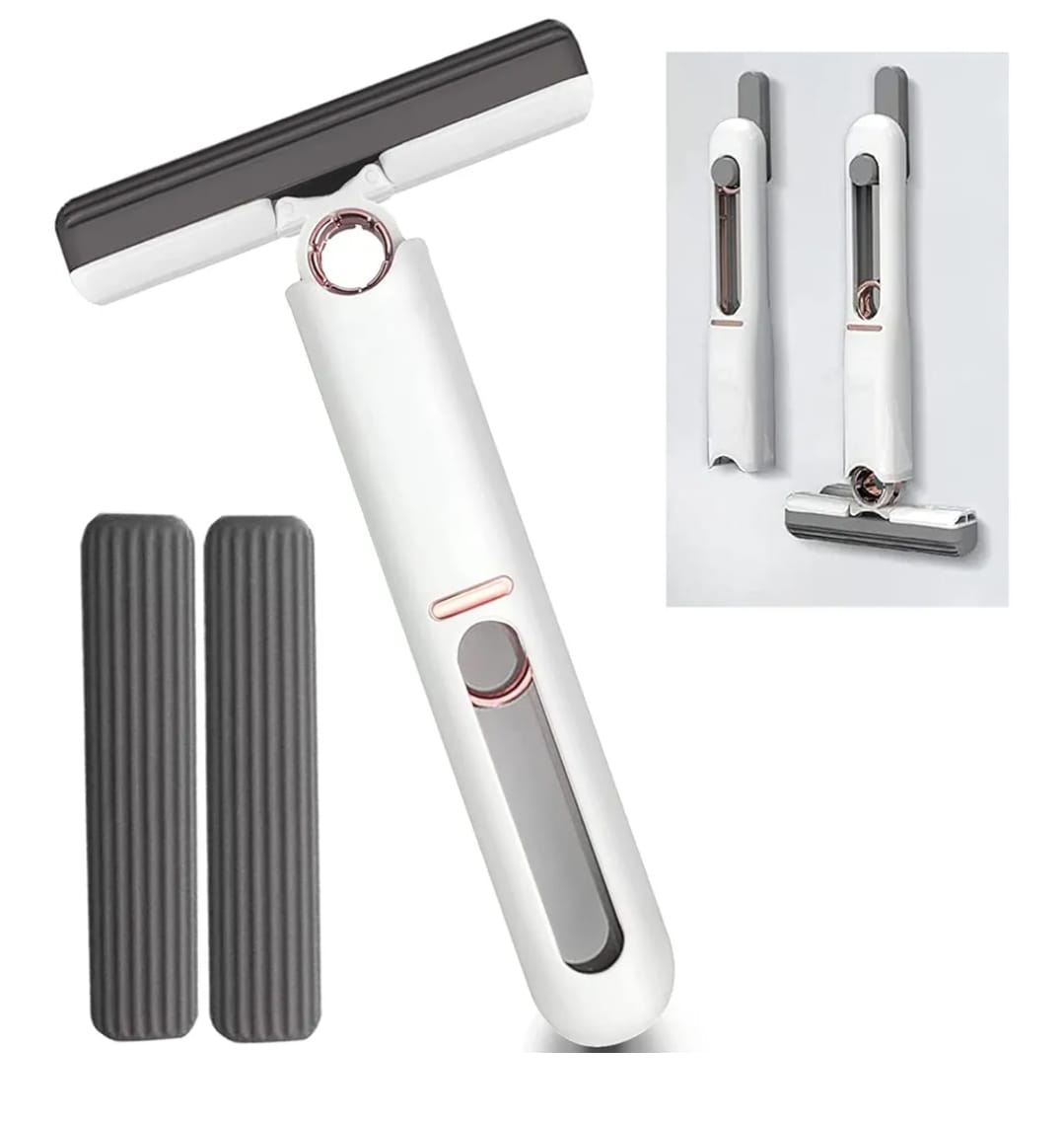 SnapMop™ — 2-in-1 Magic Mop | Auto-Squeeze Roller | Feather-Light & Space-Smart Design
